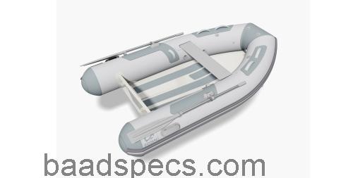 Zodiac Cadet 270 RIB Alu tekniske specifikationer og anmeldelser